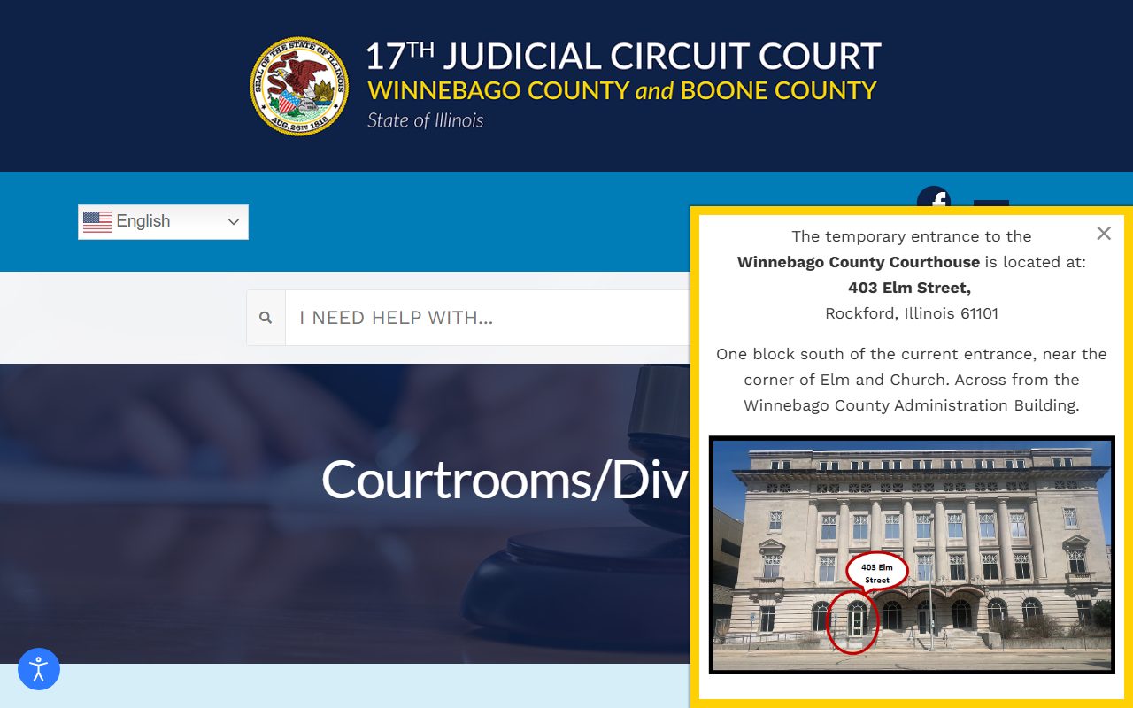 17th Judicial Circuit division links for civil, criminal, family, juvenile, and orders of protection